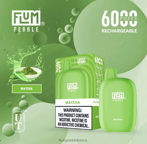 Flum Pebble Price - FLUM PEBBLES 6000 bouffées matcha P808654