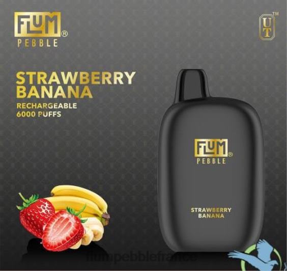 Flum Pebble Vape Price - FLUM PEBBLES 6000 bouffées fraise banane P808670