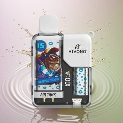 Aivono Aim Tank 9500 Ananas Noix de Coco 650mAh 5% Nicotine