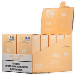 Flum Pebble Review - FLUM PEBBLES 6000 bouffées 10 paquets glace à la vanille P808685